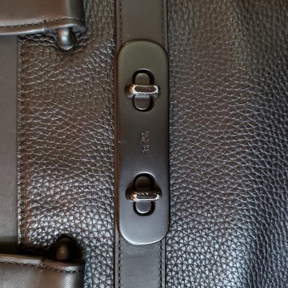 Coach Swagger 27 All Black Bag - Picture 2 of 15